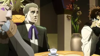 Caesar Zeppeli s extreme chair sitting