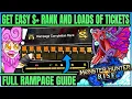 Ultimate Rampage Guide - Easy Solo S Rank Tickets