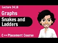 Snakes and Ladders - Graphs C Placement Course Lecture 34 18