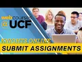 How to Submit Assignments in Webcourses UCF