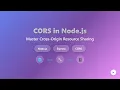 CORS Explained Secure Node js API Configuration for Beginners