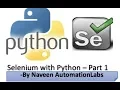 Selenium WebDriver with Python - Part 1