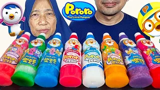 PUDING MINUMAN PORORO || PORORO ZERO || RASA ANGGUR || STRAWBERRY || MANGGA || SUSU || APEL || PEACH