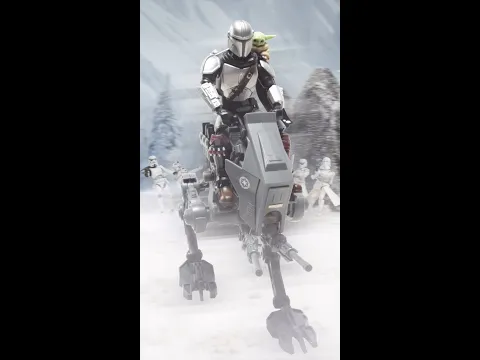 Zeb's clever scheme, Mando's decisive victory. #shorts #stopmotion