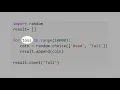 6 4 Python Loop to Simulate Coin Tosses