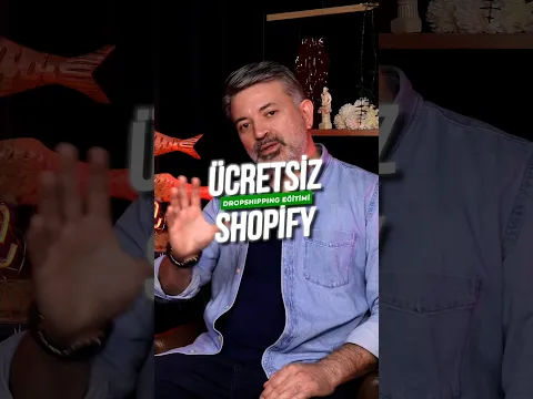 🚀 Türkiye'nin ilk resmî Shopify Dropshipping eğitimine hazır mısınız? Üstelik tamamen ÜCRETSİZ! 🎁