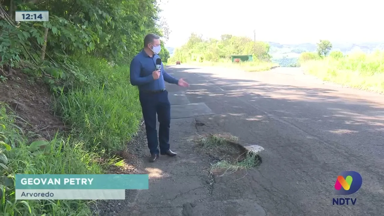 SC não Pode Parar: situação precária da SC-283 coloca motoristas e pedestres em risco