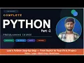 Python Tutorial for Beginners If-Else Loops Number Guessing Game Part 2 2026 LogicnLearn