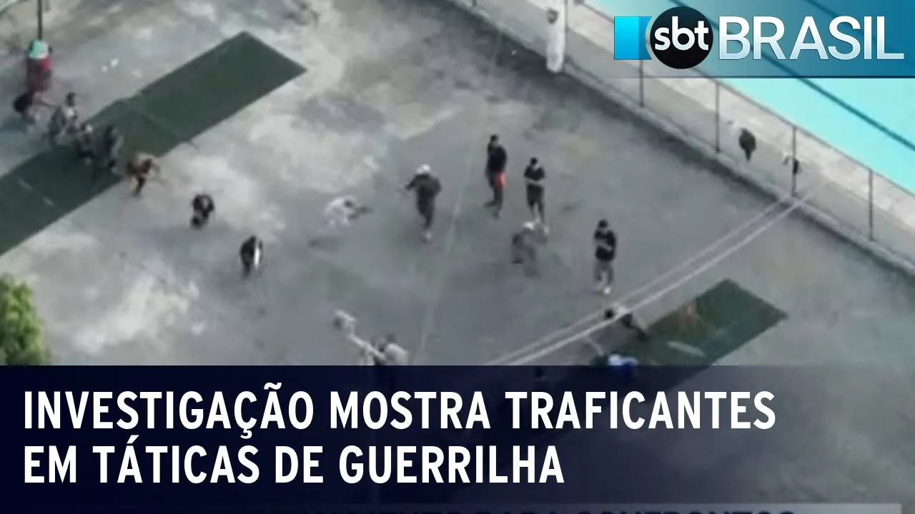 Bandidos fazem treinamentos para confrontos contra a Polícia e rivais | SBT Brasil (25/09/23)
