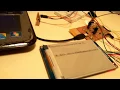 E paper display connection with esp8266 and tcp server python script