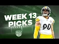 NFL Week 13 Picks Against the Spread Best Bets Predictions and s