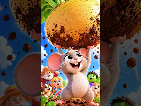 The Tiny Mouse Helps Pull the Giant Turnip! 🐭🌱 | Fun Kids Song by Doggy Doggy Cartoons