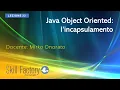 Java Object Oriented l incapsulamento - Lezione 22