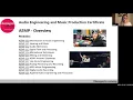 Download Lagu Audio Engineering and Music Production Certificate Info Session