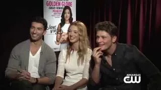 Interview with Brett Dier Yael Grobglas Justin Baldoni from Jane the Virgin
