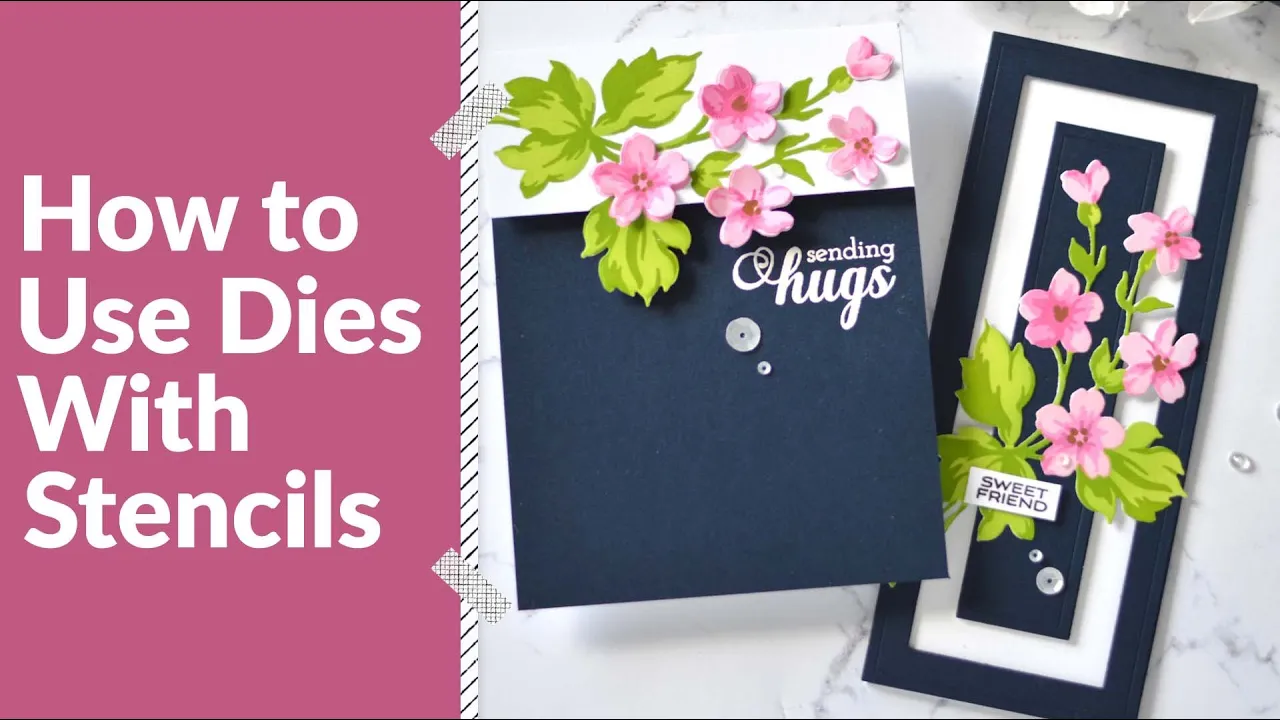 Hill Blossoms Layering Stencil Set (2 in 1) video preview