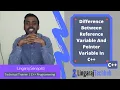 Difference Between Reference Variable And Pointer Variable In C