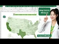 Learn Excel Magic Dynamic Map Chart with Slicer in just 2 minutes