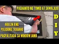 PAANO MAG PALITADA NG WINDOW JAMB PAANO MAG KANTO NG WINDOW JAMB