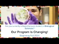 Biological Sciences transition plan UM Faculty of Science