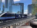 Aria Express Tram Full Ride POV Aria to Bellagio April 2022 Las Vegas Nevada