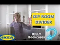DIY Room Divider That Actually Looks Good IKEA Billy Hack