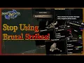 MH R Brutal Strikes are BAD and you should stop using it
