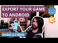 How to use Experimental Godot 4 Android Export Even with C