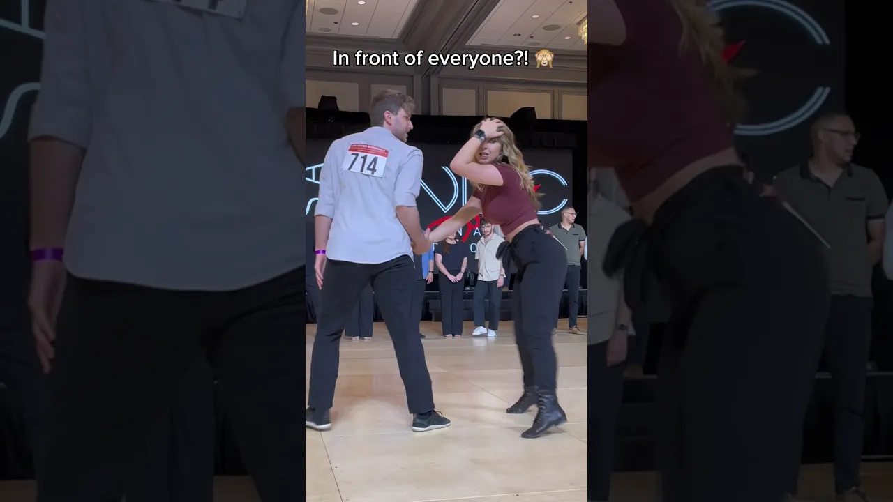 In front of everyone?! Part 2  | #dance #jnj  #westcoastswingdancing #wcs #improv #partnerdancing