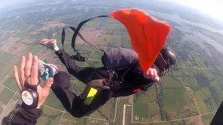 Friday Freakout Skydive Student Spins Out Of Control on AFF Cat D Jump