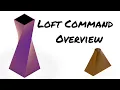 Loft Command overview Solid Edge 2020
