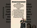 Download Lagu Main Rahoon - Samar Jafri (Parwarish) OST (Lyrics) #song #parwarish #samarjafri #shorts #bbklyrics