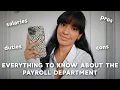 HR PAYROLL DEPARTMENT EXPLAINED salary duties education more