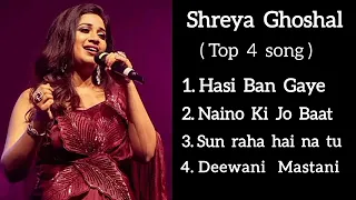 shreya ghoshal best romantic superhit song golden collection shreya ghoshal top 4 songs 