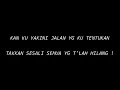 Download Lagu ALONE AT LAST - TAKKAN TERHENTI DI SINI | LIRIK