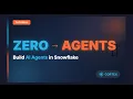 From Zero to AI Agent in 20 Minutes Snowflake Cortex Tutorial