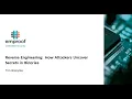 Webinar Reverse Engineering - How Attackers Uncover Secrets in Binaries