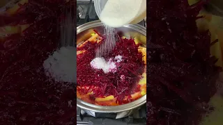 curtido de papaya con remolacha 🫜 