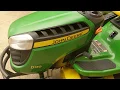 John Deere hood removal no tools needed