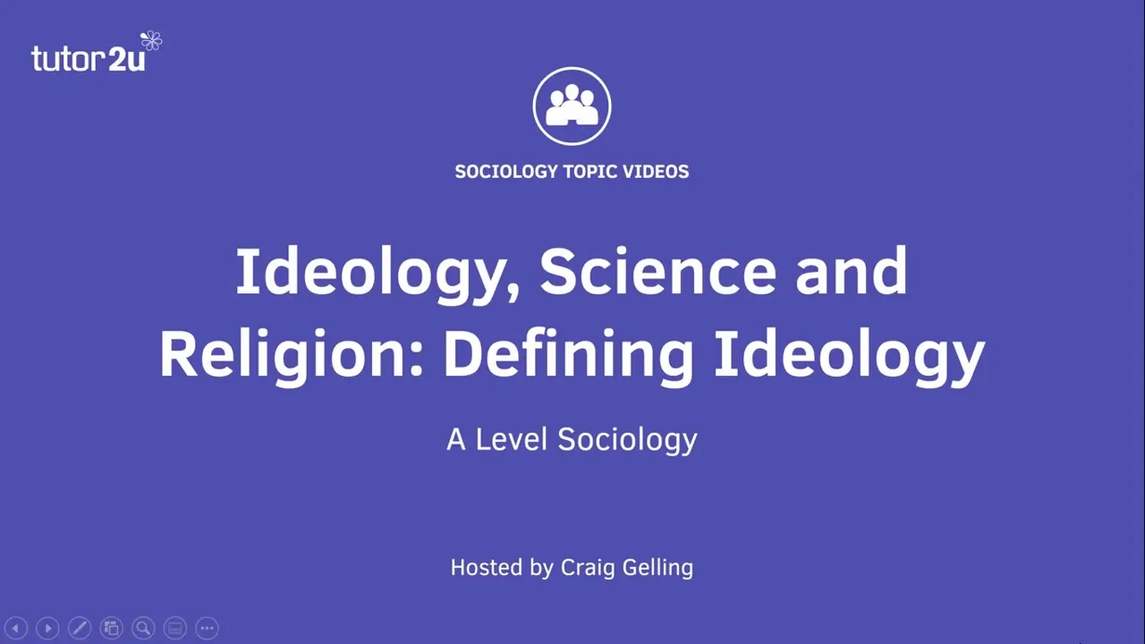 Defining Ideology | Beliefs in Society | A-Level Sociology