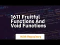 1611 fruitful functions and void functions