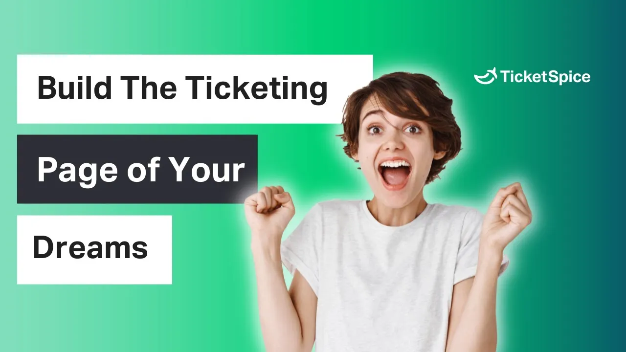 TicketSpice — RealView Builder — Create Ticketing Pages (YouTube video ad)