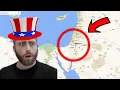 American Looks at a Map for the First Time
