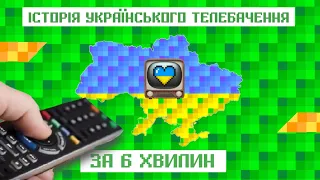 Історія українського телебачення за 6 хвилин 