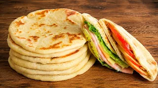 Add Yogurt to Flour! The Softest Flatbread You’ll Ever Make — No Oven!