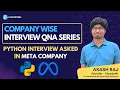 Scraping Data without using Scraping Libraries in Python Python interview question Meta Company