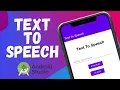 TEXT TO SPEECH APP ANDROID TEXT TO SPEECH APP HOW TO MAKE TEXT TO SPEECH APP ANDROID STUDIO