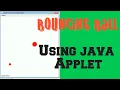 Bouncing ball using java applet in Bengali By Sanjay Sir How to create bouncing ball animation java