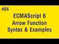 Learn ECMAScript 6 in Arabic - Arrow Function