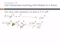 Unit Conversions Involving Units Raised to a Power cubic yards to cubic centimeters